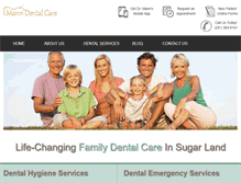 Tablet Screenshot of manndental.com